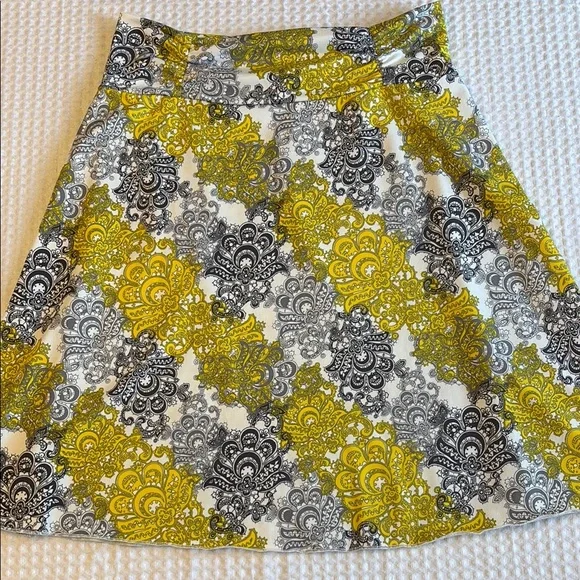 Tranquility by Colorado Clothing A-Line Skirt Set Mini Above Knee Blue Yellow - Picture 3 of 13